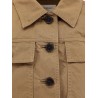 Certified cotton cropped jacket