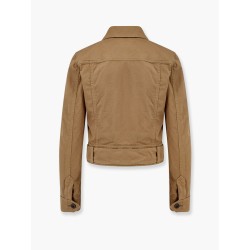 Certified cotton cropped jacket