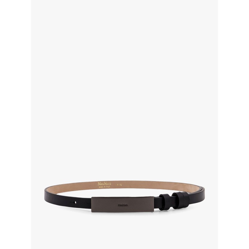 New plate 15 max mara sfilata leather belt