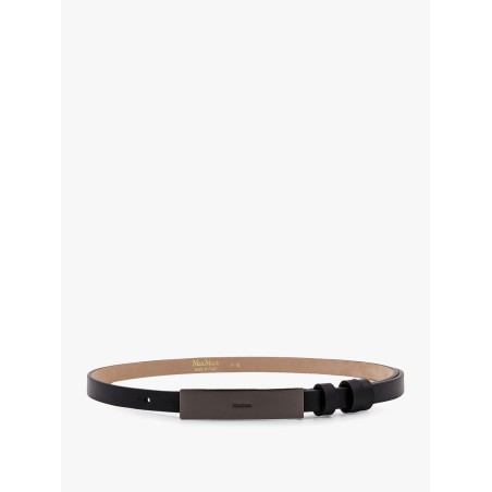 New plate 15 max mara sfilata leather belt