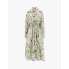Artemisia ramie long dress with cotton petticoat