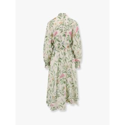 Artemisia ramie long dress with cotton petticoat