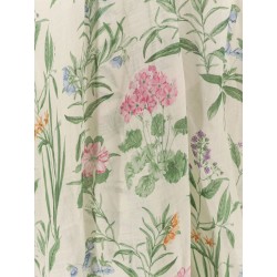Artemisia ramie long dress with cotton petticoat