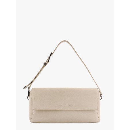 Bc duo clutch bag in suede with monili