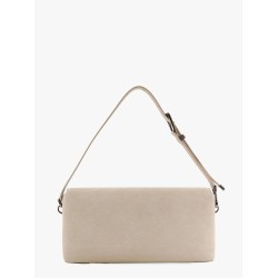 Bc duo clutch bag in suede with monili