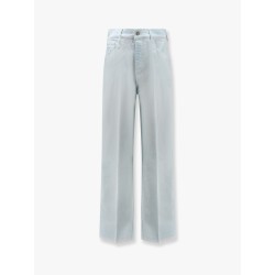 Denim trouser with rewashed effect