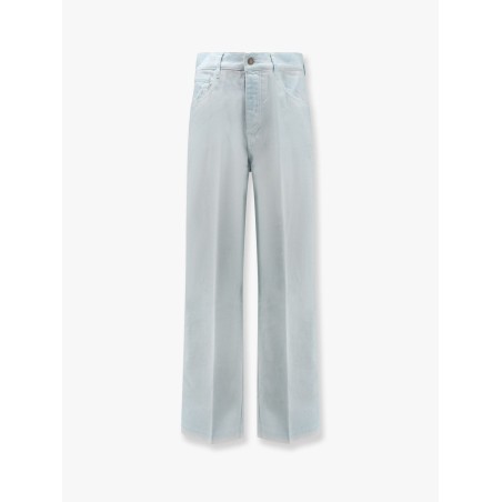 Denim trouser with rewashed effect
