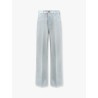 Denim trouser with rewashed effect