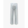 Denim trouser with rewashed effect