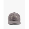 Cotton baseball hat with logo on the front