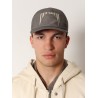 Cotton baseball hat with logo on the front