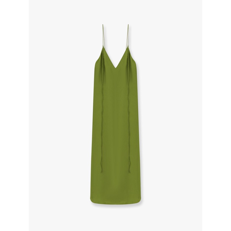 Silk dress with laces