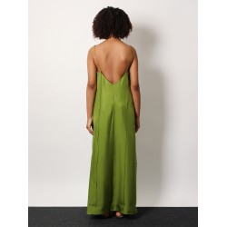 Silk dress with laces