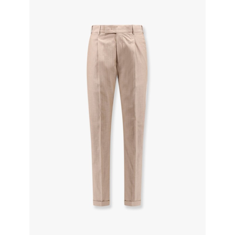 Edge silkochino trouser with pinces