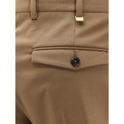 Virgin wool trouser with frontal pinces