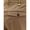 Virgin wool trouser with frontal pinces