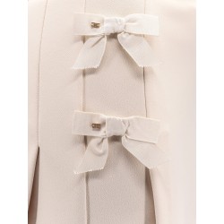 Crepe shorts with satin bows
