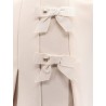 Crepe shorts with satin bows