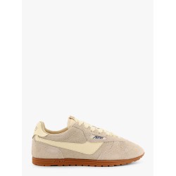 Windspin low-top suede and leather sneakers
