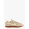 Windspin low-top suede and leather sneakers