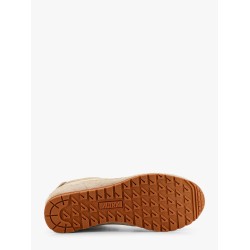 Windspin low-top suede and leather sneakers