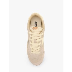 Windspin low-top suede and leather sneakers