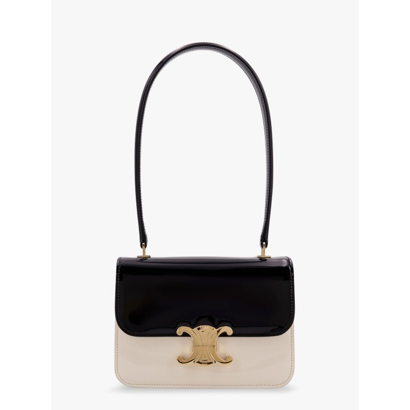 Teen garance bicolor patent leather shoulder bag