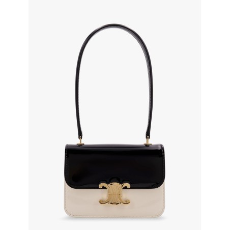 Teen garance bicolor patent leather shoulder bag