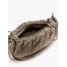 Brioche hobo bag in suede with precious chain