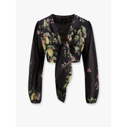 Cactus ramie shirt with knot detail