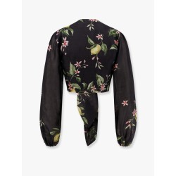 Cactus ramie shirt with knot detail