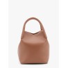 Bale small leather bucket bag with engraved logo