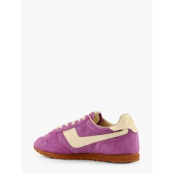 Windspin low-top suede and leather sneakers