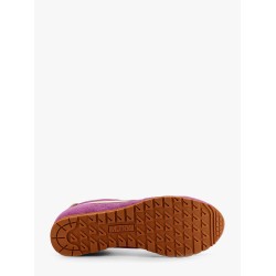Windspin low-top suede and leather sneakers