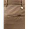 Stretch virgin wool trouser