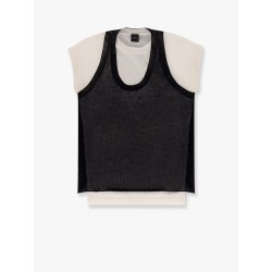 Mark cotton blend t-shirt with combined top