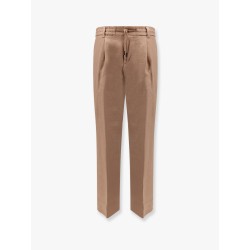Relaxed fit linen trouser