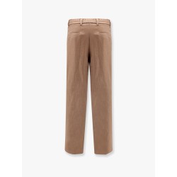 Relaxed fit linen trouser