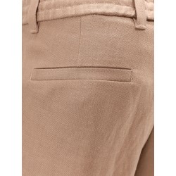 Relaxed fit linen trouser
