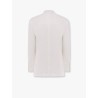 Feeling linen suit with removable iconic brooch