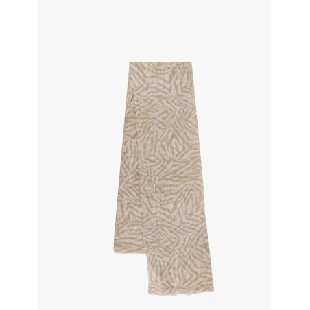 Ethnic print linen scarf