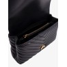Matelassé leather handbag with iconic love birds buckle