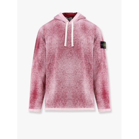 Cotton reversible sweater with iconic logo patch