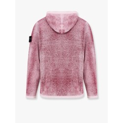 Cotton reversible sweater with iconic logo patch