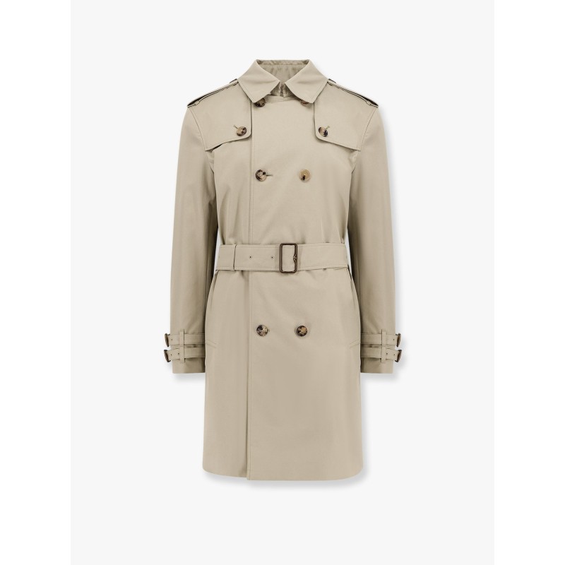 Organic cotton trench with madras lining