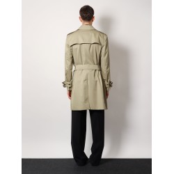 Organic cotton trench with madras lining