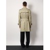 Organic cotton trench with madras lining