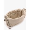 Mellow mini bucket bag in soft leather with precious chain