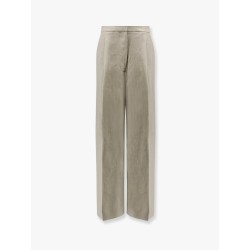 Linen trouser with pinces
