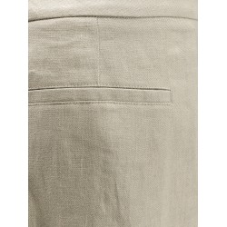 Linen trouser with pinces